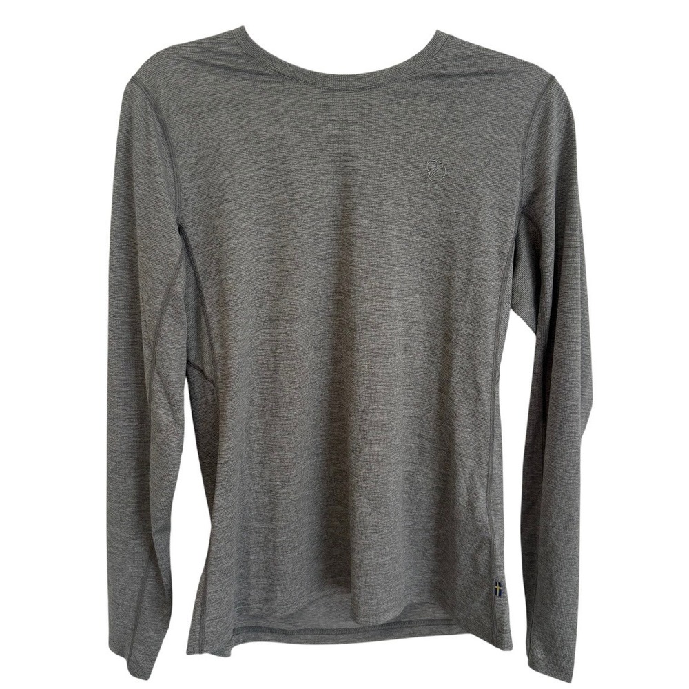 Fjallraven Abisko Day Hike LS W Womens S Shark Grey Long Sleeve Shirt 14600161